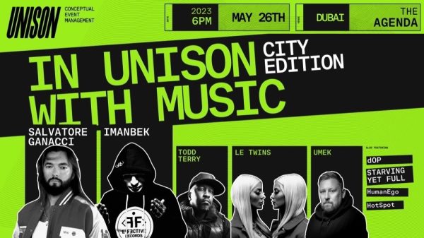 ‘In Unison With Music: City Edition’ Brings Exciting DJ Lineup to Dubai