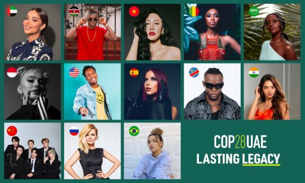 COP28 OFFICIAL CHARITY ANTHEM ‘LASTING LEGACY’ LAUNCHED FEATURING 13 GLOBAL ARTISTS