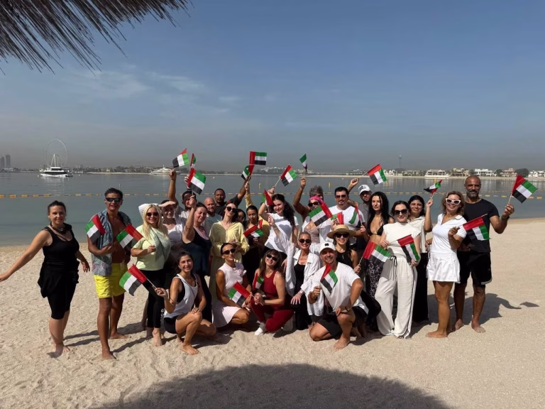Igor Sivov Leads Transformational Walking Meditation in Dubai